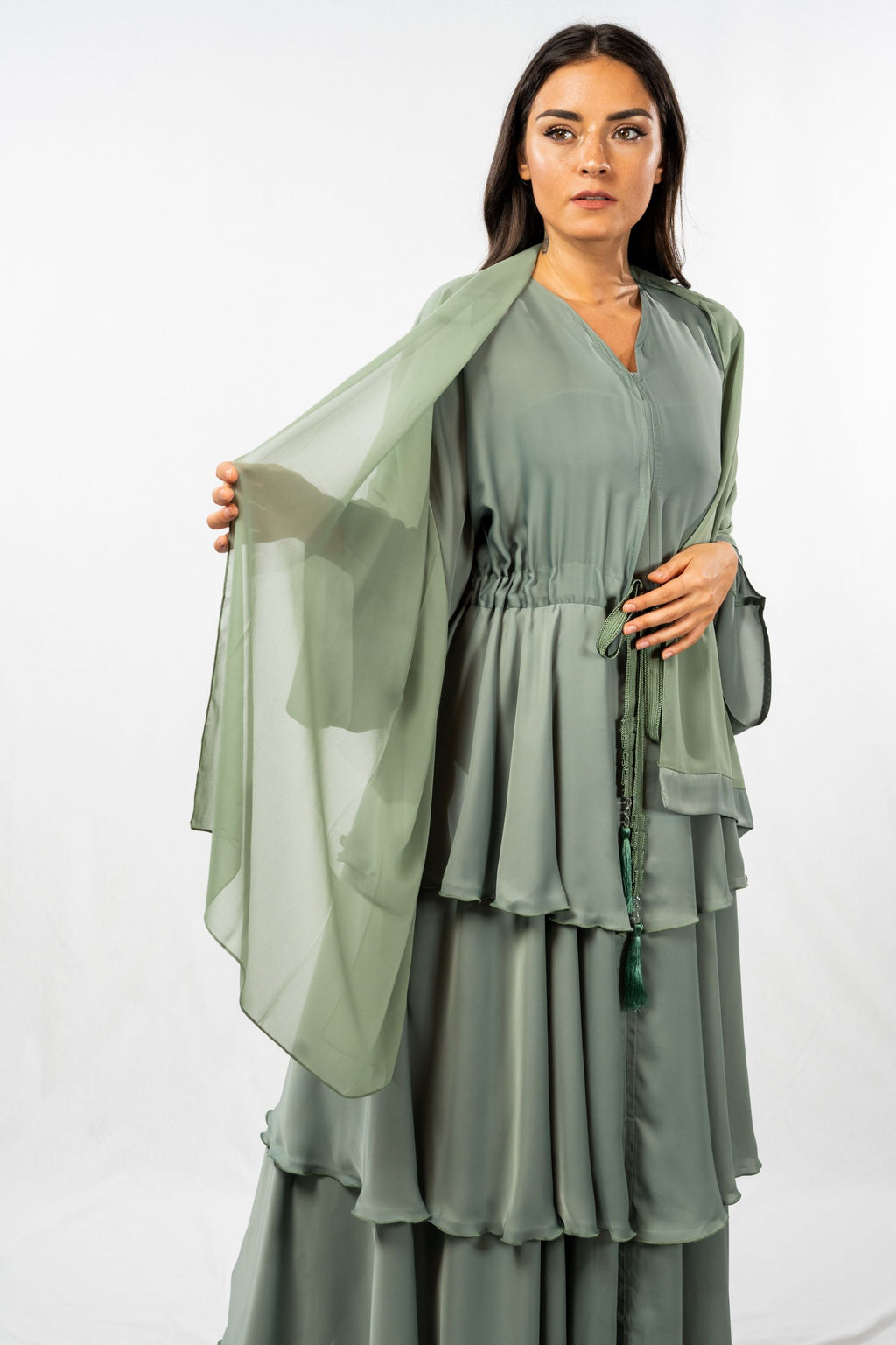 SYF Nida Silk Abaya - sy_fashion_dubai